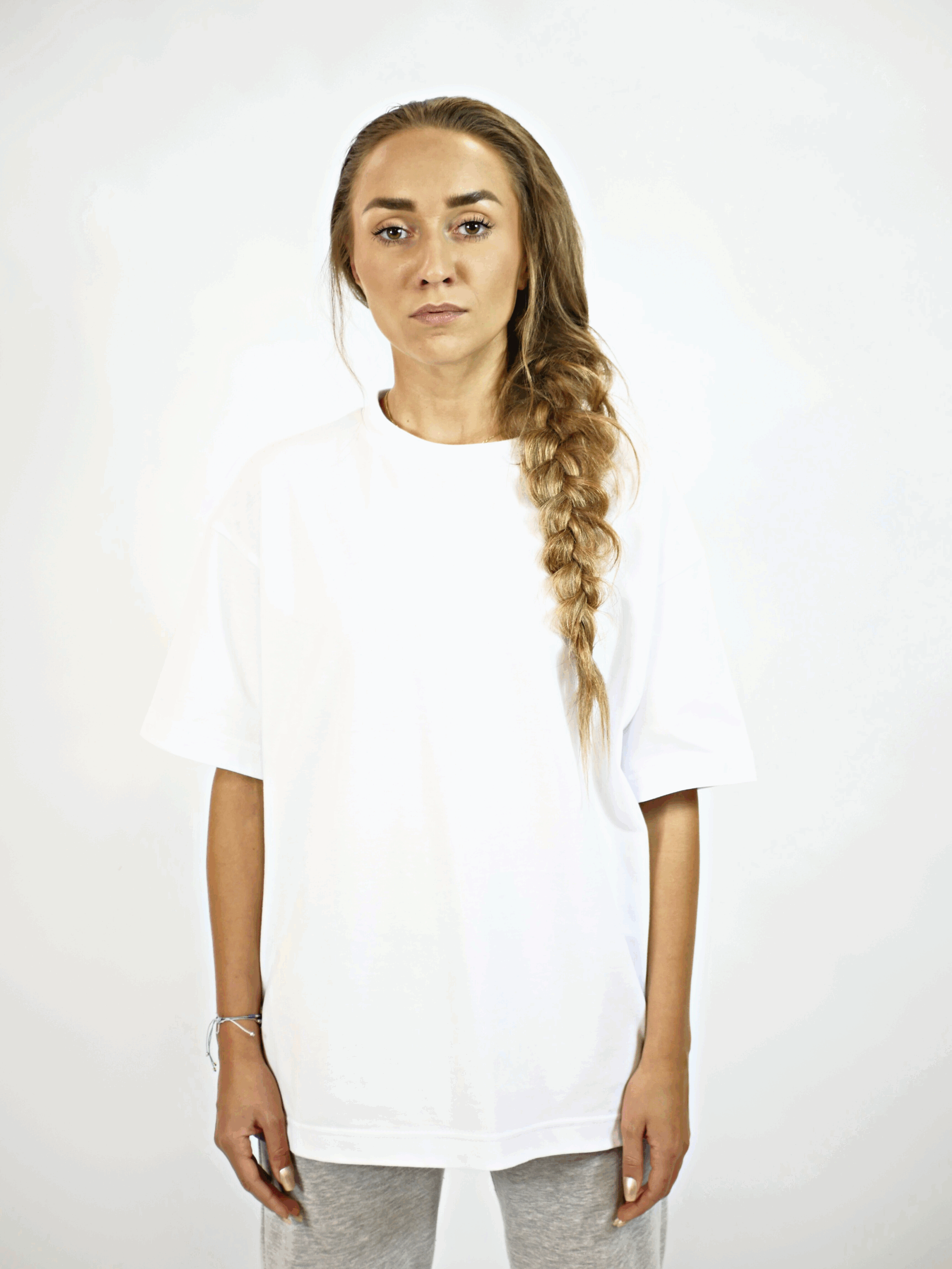 TEE OVERSIZE SUPERIOR FABRIC WHITE - obrazek 2