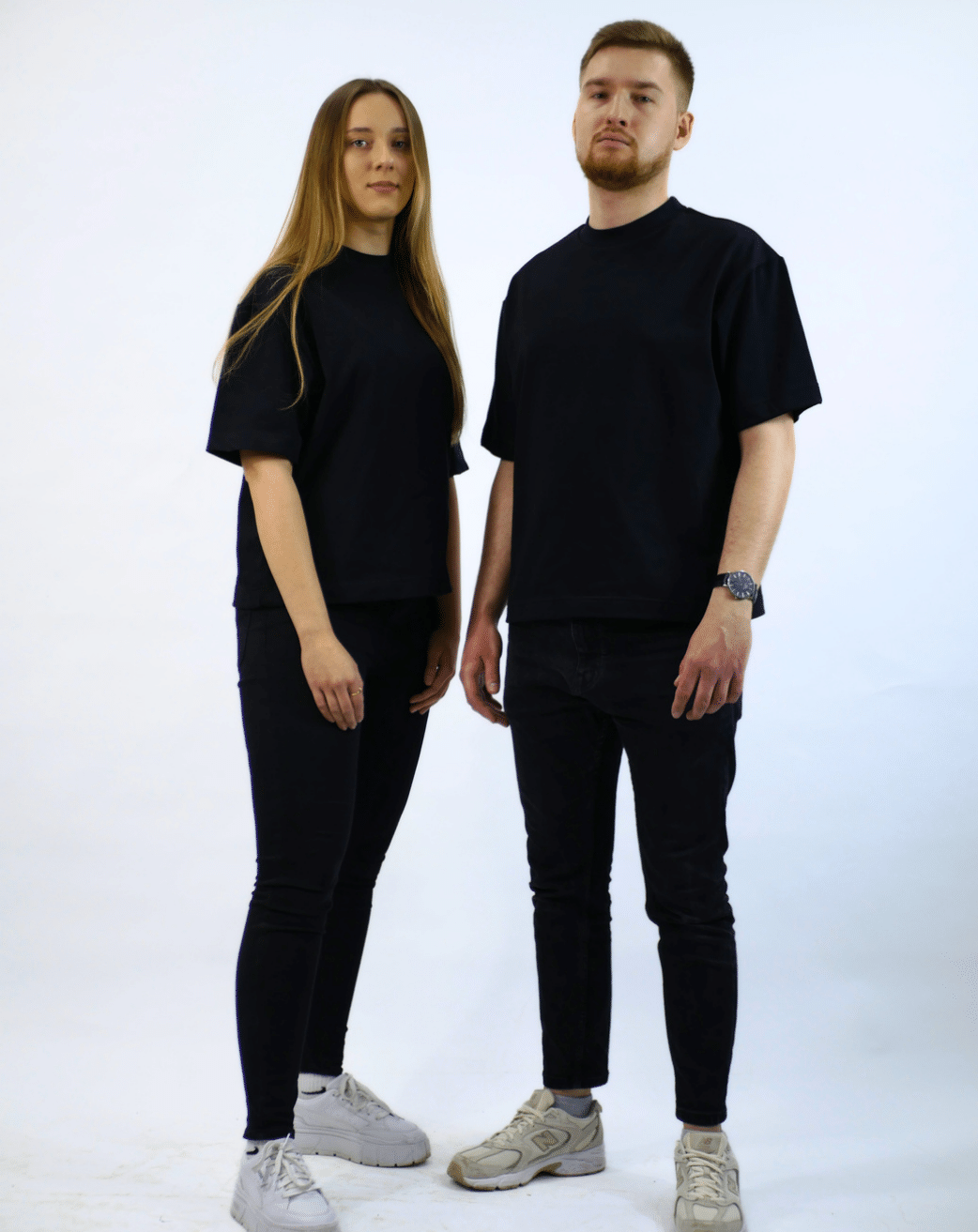 TEE BOXY HEAVY FABRIC BLACK - obrazek 5